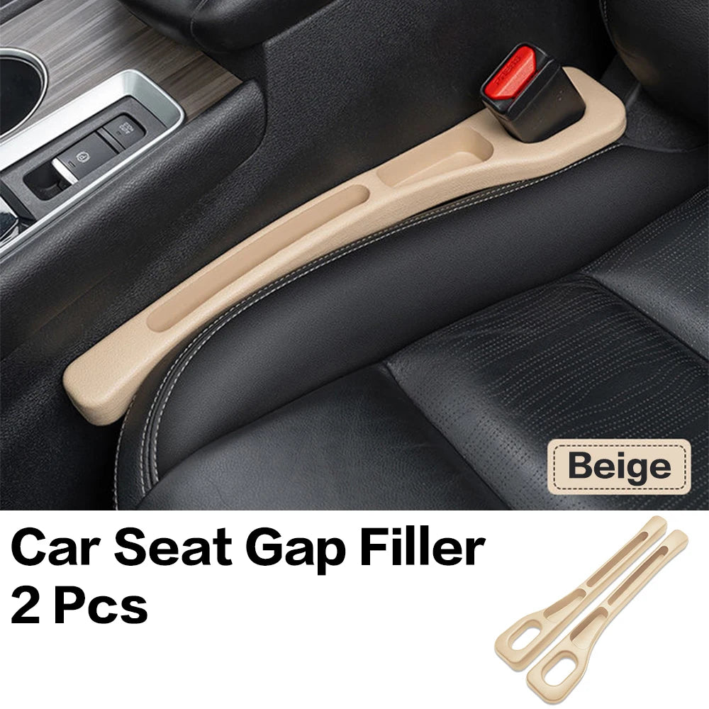 2PCS New Car Seat Gap Filler Between Organizer Interior Accessories For Mitsubishi V87 V93 V97 V80 Lancer X L200 Outlander ASX