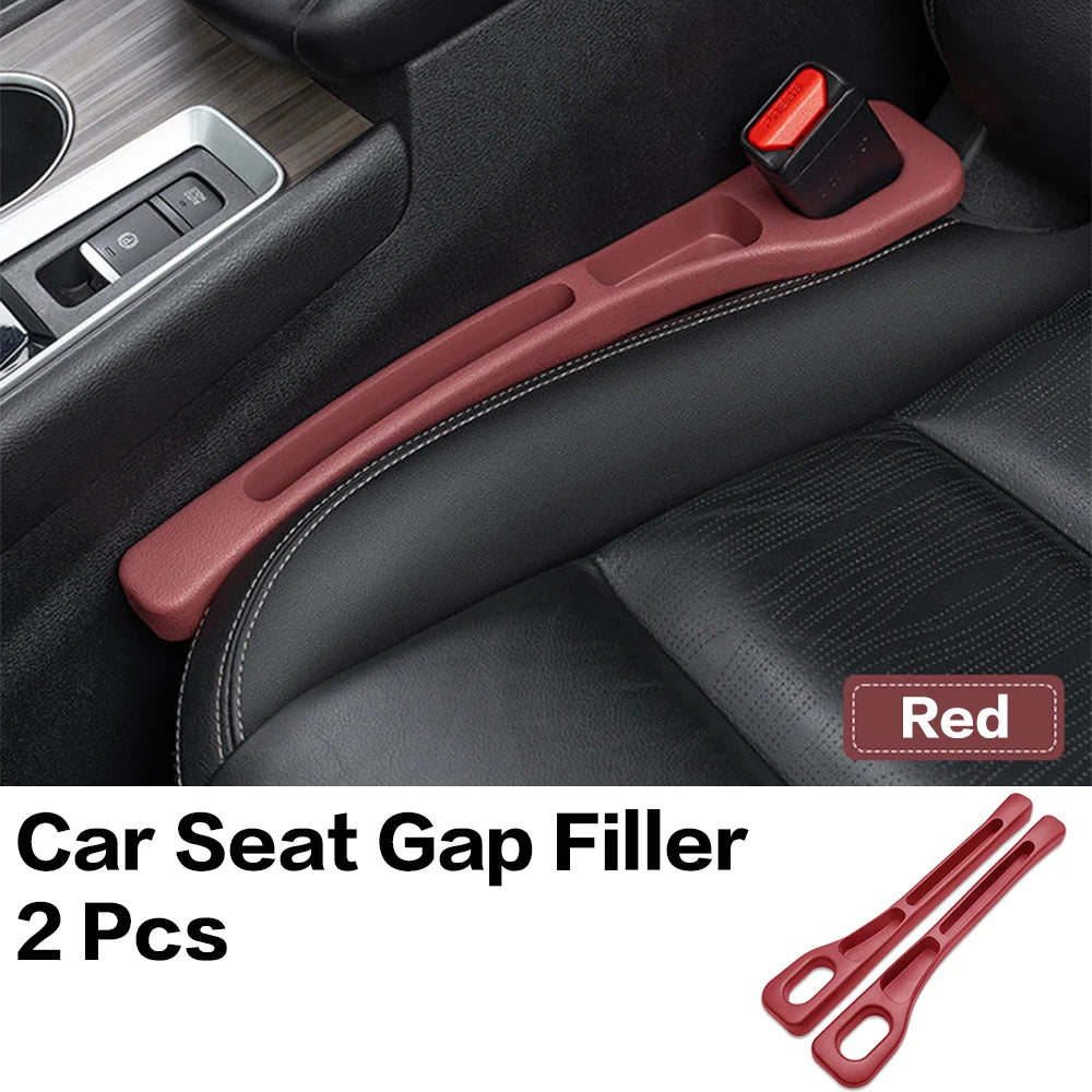 2PCS New Car Seat Gap Filler Between Organizer Interior Accessories For Mitsubishi V87 V93 V97 V80 Lancer X L200 Outlander ASX