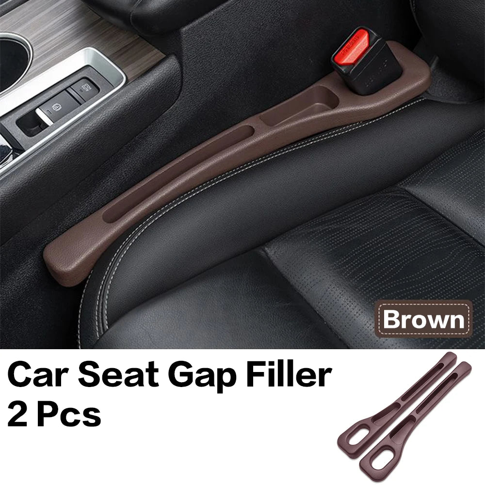 2PCS New Car Seat Gap Filler Between Organizer Interior Accessories For Mitsubishi V87 V93 V97 V80 Lancer X L200 Outlander ASX